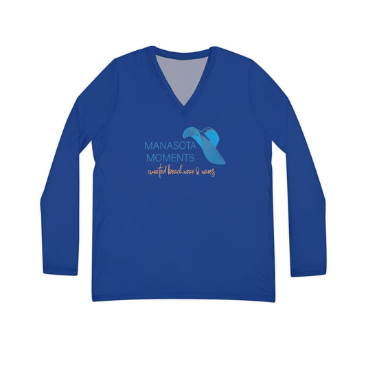 Women's Long Sleeve V-neck Shirt (AOP)